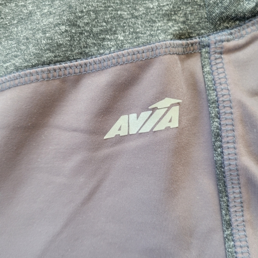 Avia Active grey athletic pants w/ non see through mesh detail M - Picture 3 of 6